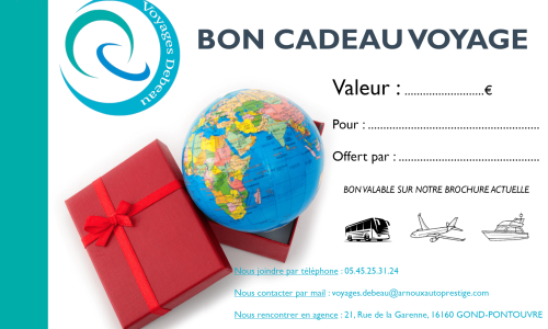 Bon Cadeau Voyage